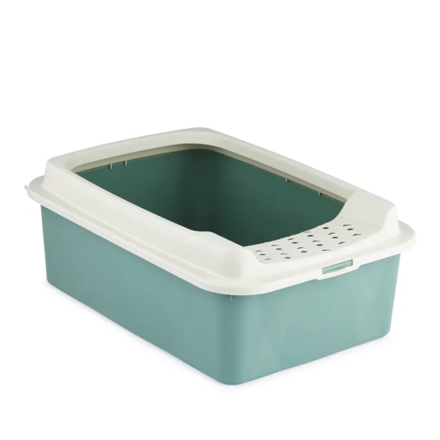 Rotho MyPet toaletní miska Eco Bonnie, M - Jmelí zelené / bílé