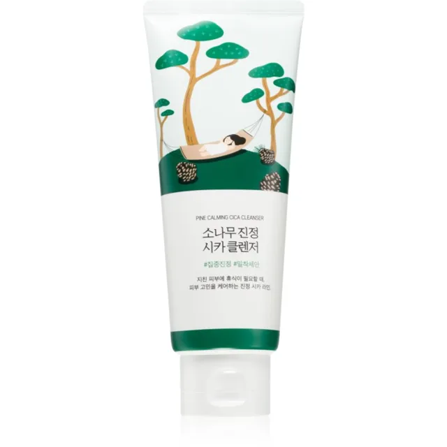 ROUND LAB Pine Calming Cica Cleanser jemný čisticí gel se zklidňujícím účinkem 150 ml