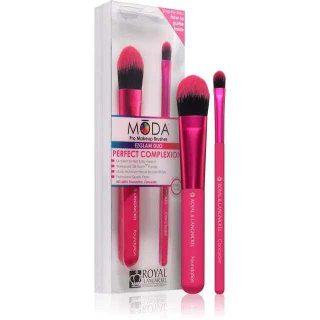 Royal and Langnickel MŌDA EZGLAM DUO Perfect Complexion sada štětců