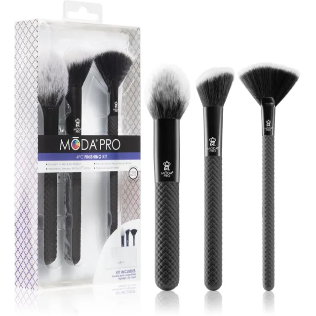 Royal and Langnickel MŌDA® PRO Finishing Kit sada štětců s taštičkou