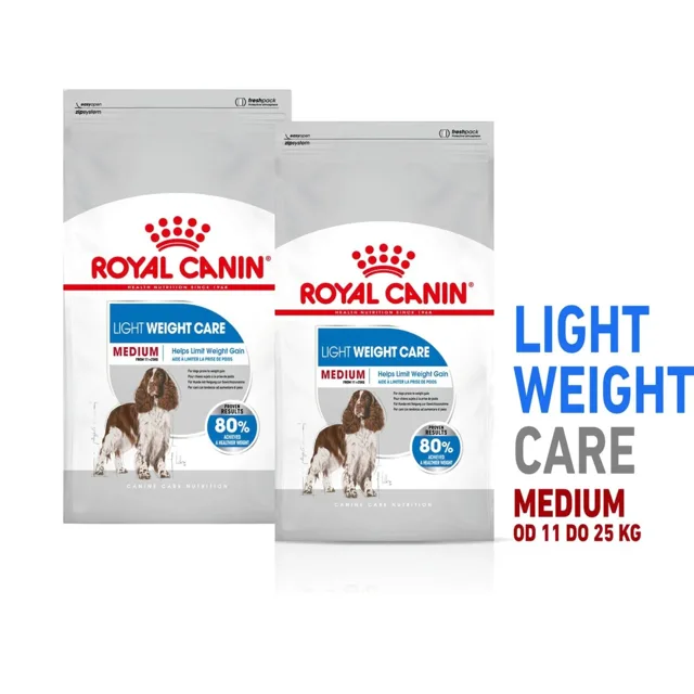 ROYAL CANIN CCN Medium Light Weight Care 2x12 kg suché krmivo pro dospělé psy středních plemen s tendencí k nadváze