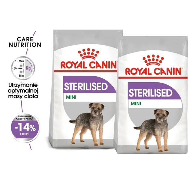 ROYAL CANIN CCN Mini Sterilised – suché krmivo pro dospělé psy malých plemen, kastrované, 2x 8 kg