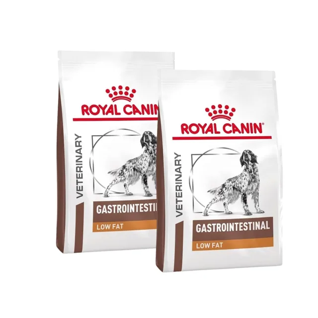 ROYAL CANIN Dog Gastro Intestinal Low Fat 2x12 kg suché krmivo se sníženým obsahem tuku pro psy s poruchami zažívacího traktu