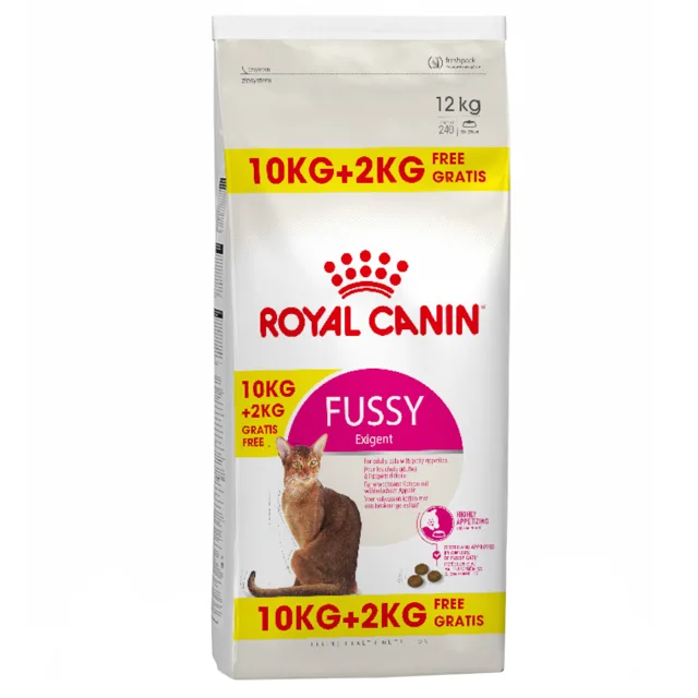 Royal Canin Fussy Exigent - 10 + 2 kg zdarma!