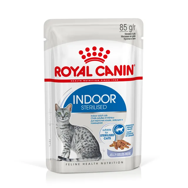 Royal Canin Indoor Sterilised v želé - 12 x 85 g