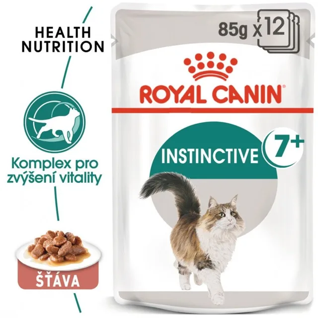 ROYAL CANIN Instinctive 7+ Gravy 85g x12 kapsička pro stárnoucí kočky ve šťávě