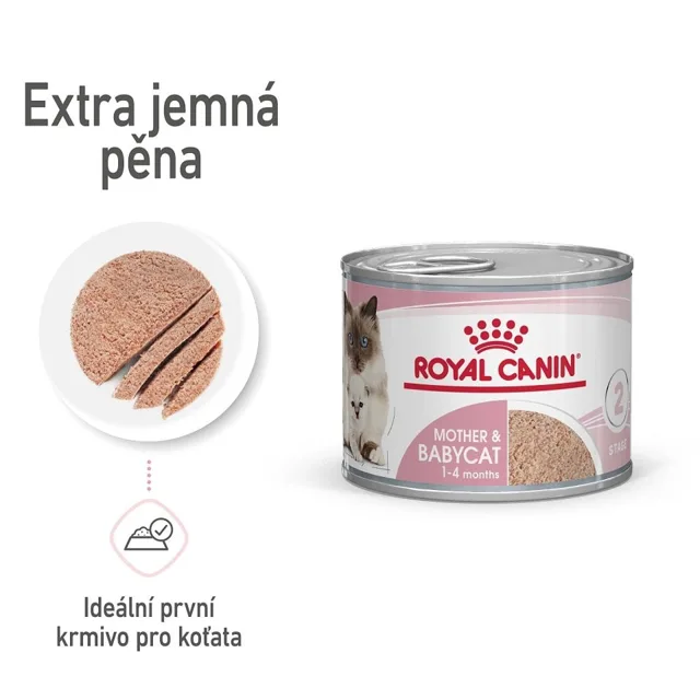 ROYAL CANIN Instinctive babycat 195 g Can konzerva pro kojící kočky a koťata