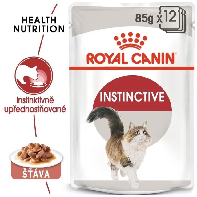 ROYAL CANIN Instinctive Gravy 85g x12 kapsička pro dospělé kočky ve šťávě