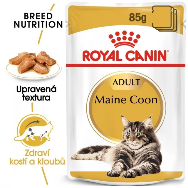 ROYAL CANIN  Maine Coon Loaf 85g x12 kapsička s paštikou pro mainské mývalí kočky