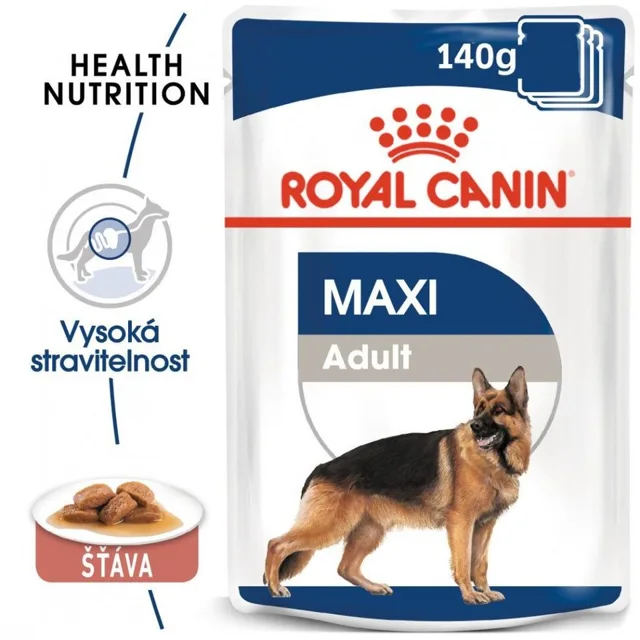 ROYAL CANIN Maxi adult 10x140 g kapsička pro dospělé velké psy