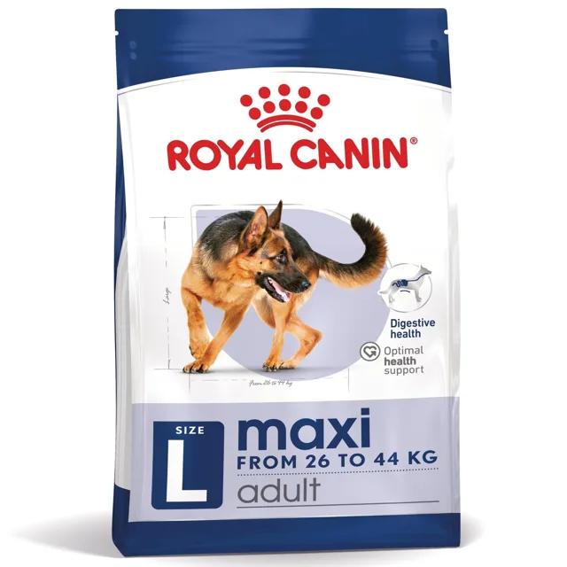 ROYAL CANIN Maxi Adult 4kg granule pro dospělé  psy velkých  plemen starší 15 měsíců