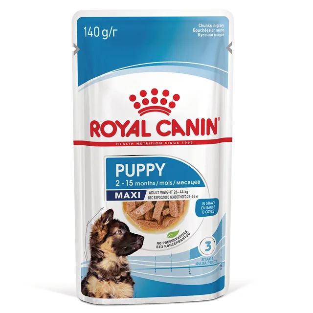 Royal Canin Maxi Puppy v omáčce - 10 x 140 g