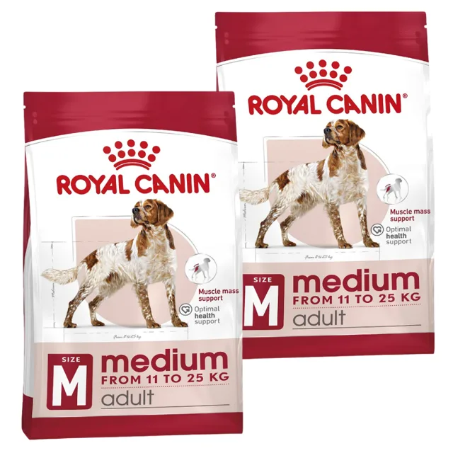 ROYAL CANIN Medium Adult 2 x 15 kg suché krmivo pro dospělé psy středních plemen