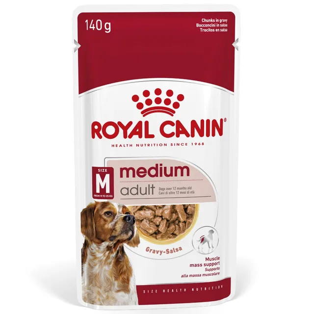 Royal Canin Medium Adult v omáčce - 10 x 140 g