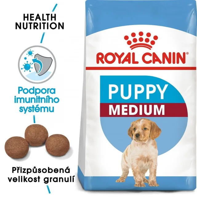 ROYAL CANIN Medium Puppy 4 kg granule pro střední štěňata