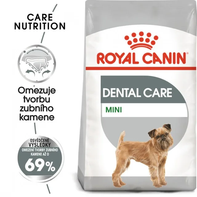 ROYAL CANIN Mini dental care 8 kg granule pro psy snižující tvorbu zubního kamene