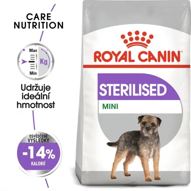 ROYAL CANIN Mini sterilised 8 kg granule pro kastrované malé psy