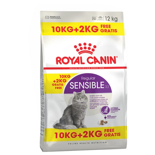 Royal Canin Sensible - 10 + 2 kg zdarma