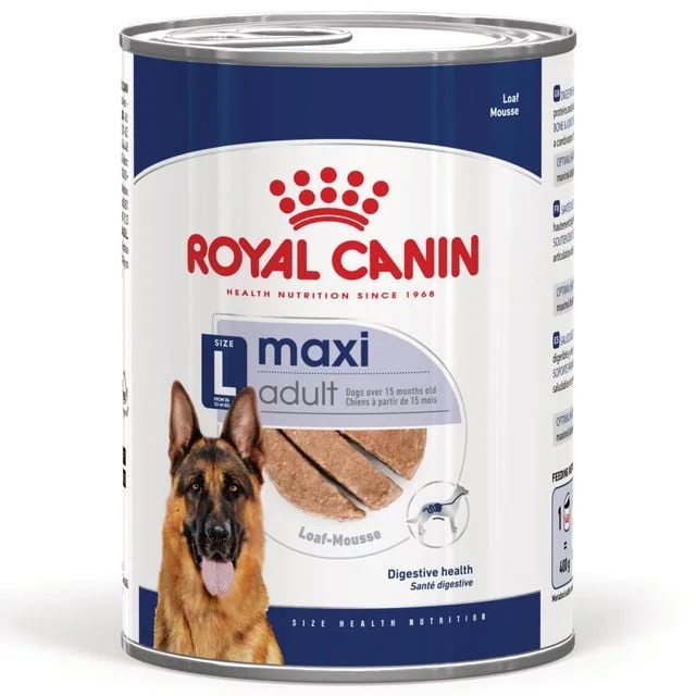 ROYAL CANIN Size Health Nutrition Maxi Adult Loaf 410g konzerva pro psy velkých plemen