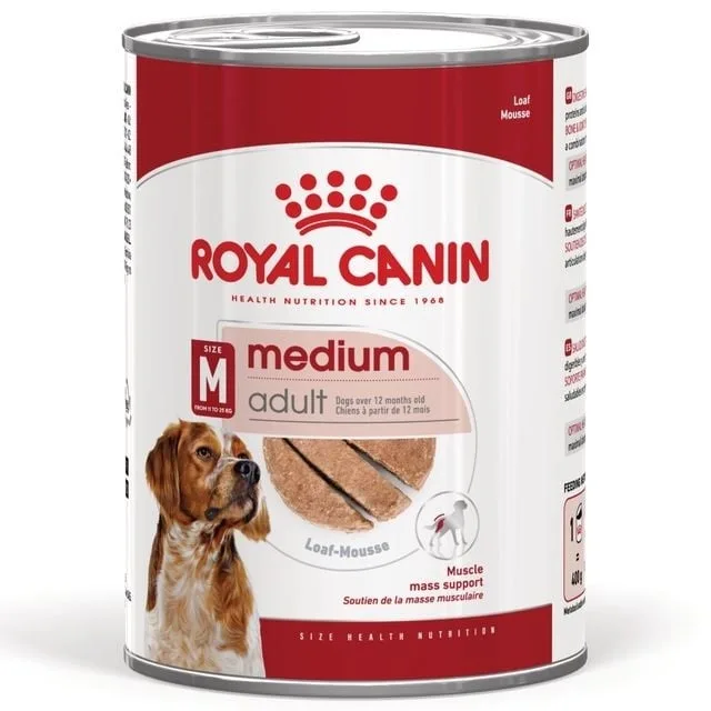 ROYAL CANIN Size Health Nutrition Medium Adult Loaf 410 g konzerva pro psy středních plemen