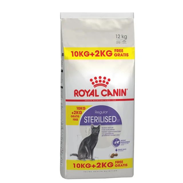 Royal Canin Sterilised - 10 + 2 kg zdarma