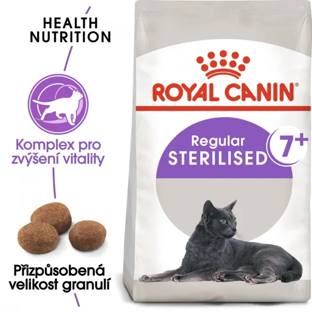 ROYAL CANIN Sterilised 7+  3.5kg granule pro stárnoucí kastrované kočky