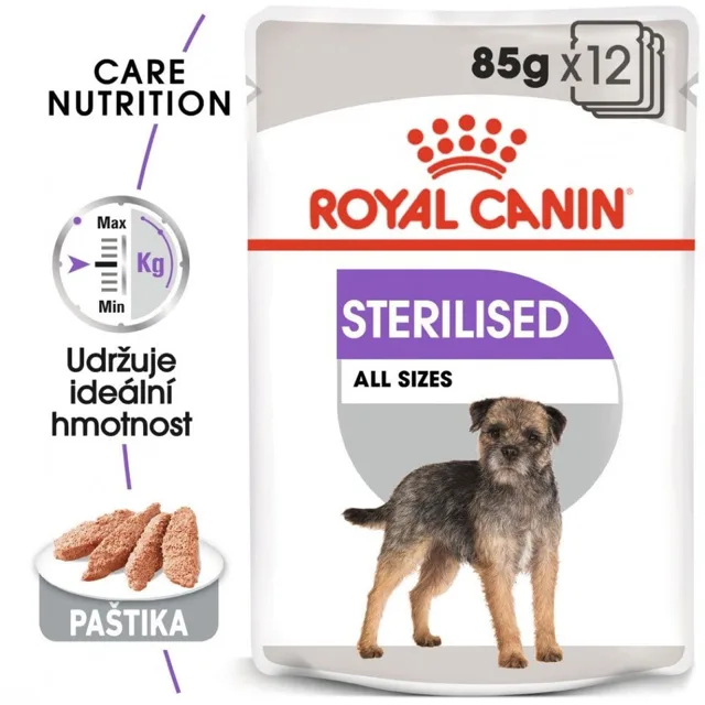 ROYAL CANIN Sterilised Dog Loaf 12x 85g kapsička s paštikou pro kastrované psy