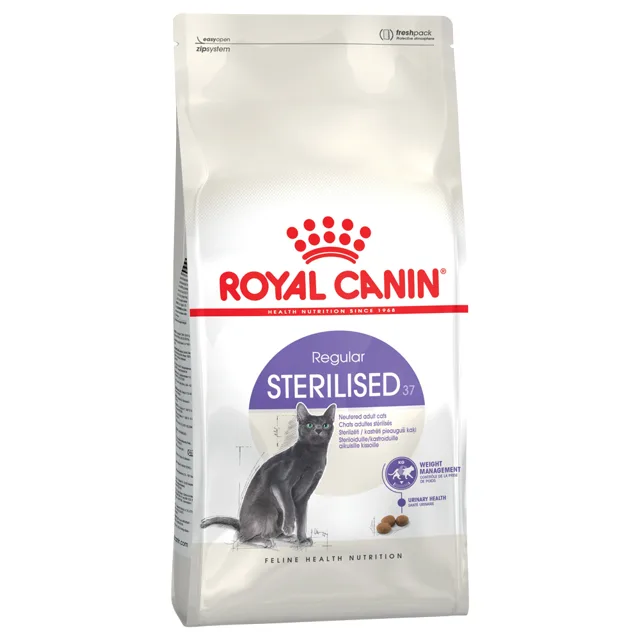 Royal Canin Sterilised - jako doplněk: mokré krmivo 12 x 85 g Royal Canin Sterilised v omáčce