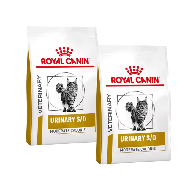 ROYAL CANIN Vet cat urinary S/O moderate calorie 2x9 kg – suché krmivo se sníženým obsahem kalorií pro kočky s onemocněním dolních močových cest, které mají sklon k nadváze
