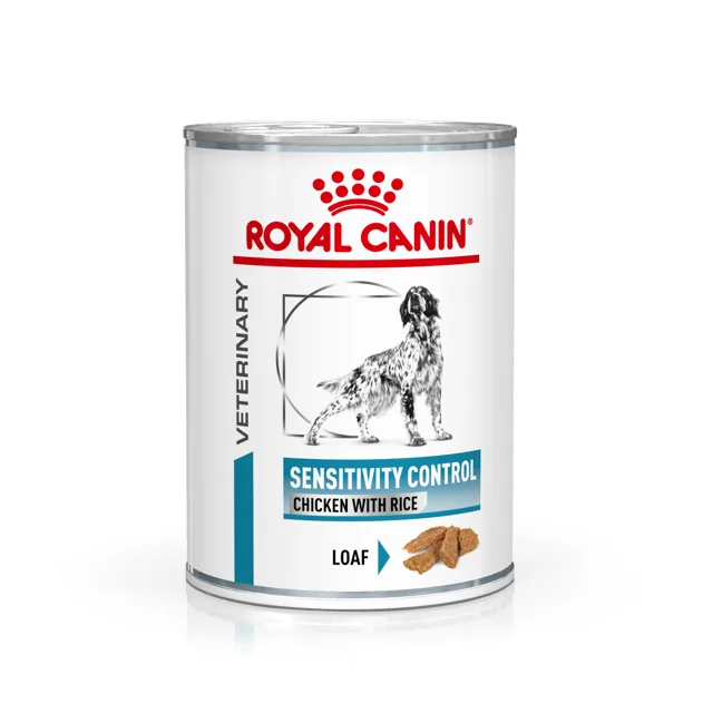 Royal Canin Veterinary Canine Sensitivity Control kuřecí s rýží - 12 x 410 g