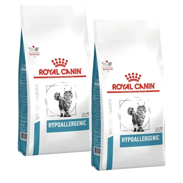 ROYAL CANIN Veterinary Cat Hypoallergenic 2x4,5 kg suché krmivo pro dospělé kočky, u nichž se vyskytují nežádoucí reakce na krmivo