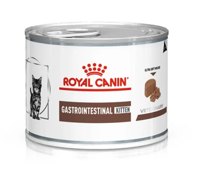 ROYAL CANIN Veterinary Diet Cat Gastrointestinal Kitten Mousse 12 x 195 g