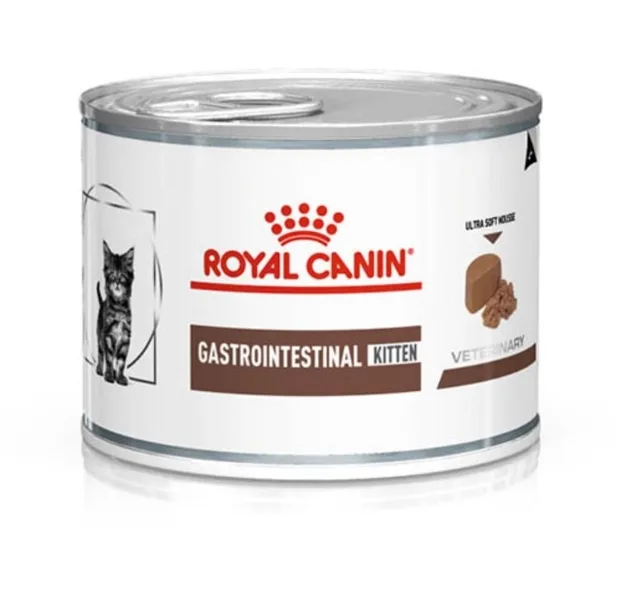 ROYAL CANIN Veterinary Diet Cat Gastrointestinal Kitten Mousse 195g