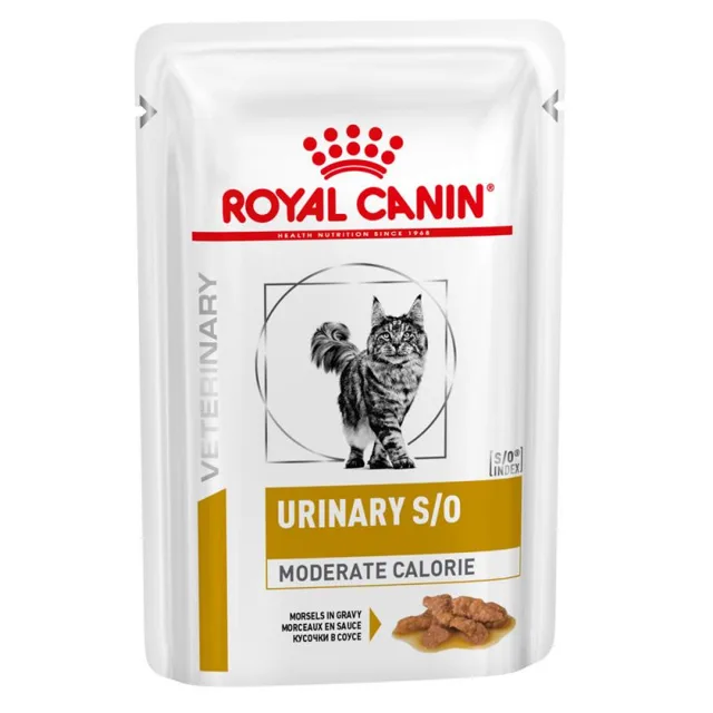 ROYAL CANIN Veterinary Diet Feline Urinary S/O Moderate Calorie 12x85 g