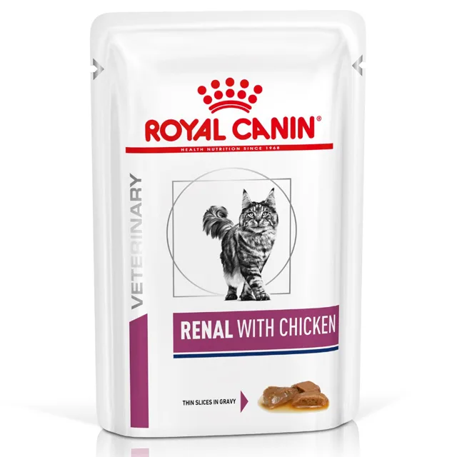 Royal Canin Veterinary Feline Renal - Výhodné balení – hovězí 24 x 85 g