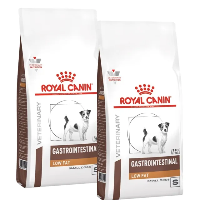 ROYAL CANIN Veterinary Gastrointestinal Low Fat Small Dog 2x8 kg nízkotučné krmivo pro malá plemena s hyperlipidemií