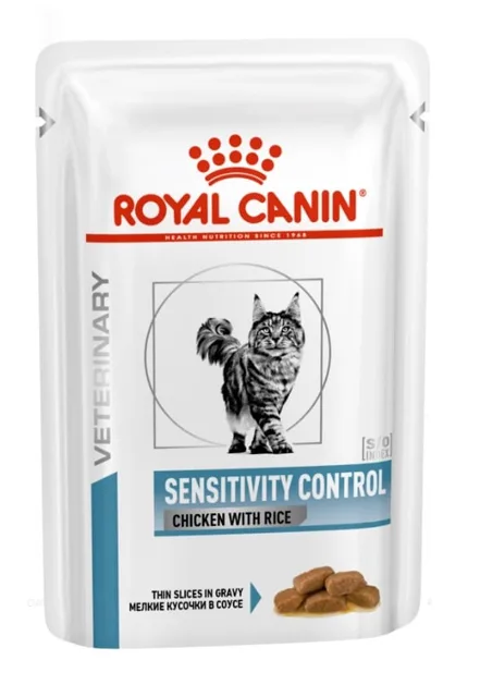 ROYAL CANIN Veterinary Health Nutrition Cat Sensitivity Control Chicken&amp;Rice Pouch 48x85 g