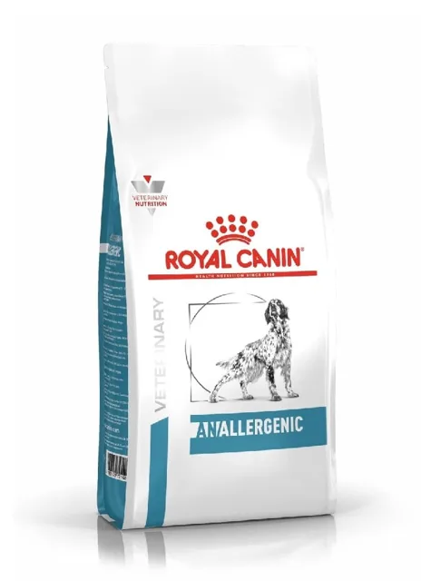 ROYAL CANIN Veterinary Health Nutrition Dog Anallergenic 8 kg granule pro dospělé psy trpící intenzivními alergiemi a potravinovými intolerancemi