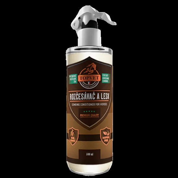 Rozčesávač a lesk pro koně 500 ml - Green idea