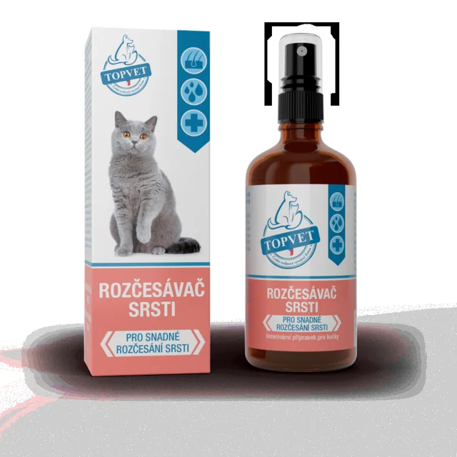 Rozčesávač srsti pro kočky 100 ml - Green idea
