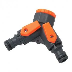 Rozdvojka s ventilem pro 2 rychlospojky AQUA