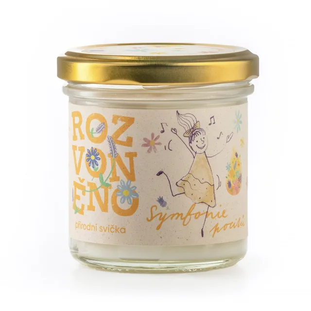 Rozvoněno Vonná svíčka - Symfonie pocitů (130 ml)
