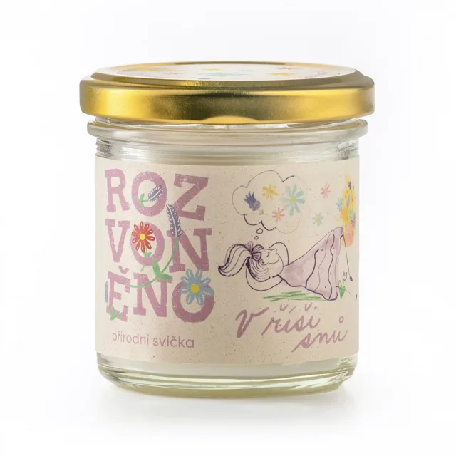 Rozvoněno Vonná svíčka - V říši snů (130 ml)
