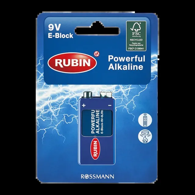 RUBIN Baterie 6LF22 9V