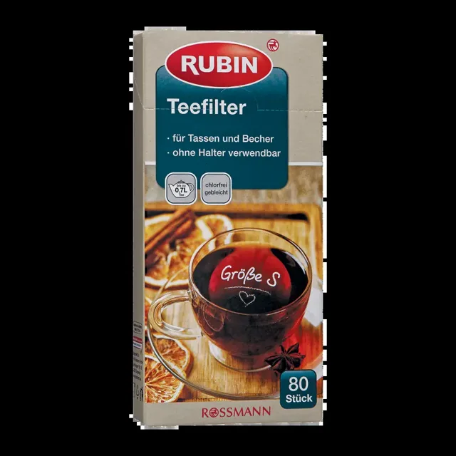 RUBIN Čajové sáčky S 80 ks