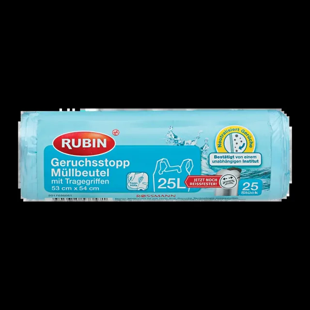 RUBIN Odpadkové pytle s uchy 25 l 25 ks