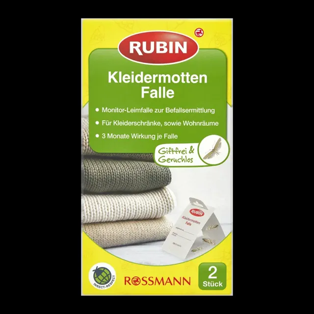 RUBIN Past na textilní moly 2 ks