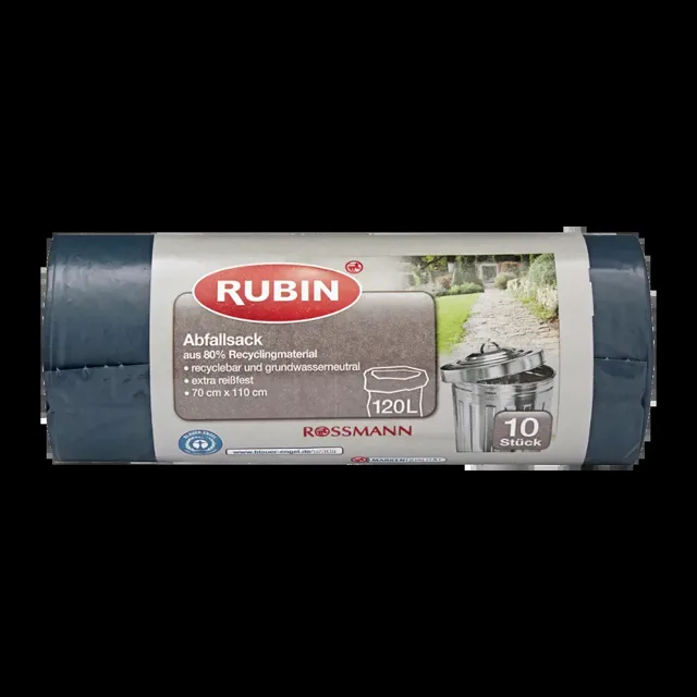 RUBIN Pytle na odpadky recyklované 120 l 10 ks