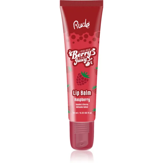 Rude Cosmetics Berry Juicy hydratační balzám na rty odstín Raspberry 10 ml
