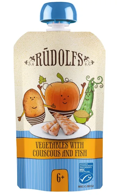 Rudolfs Zelenina, kuskus a ryba kapsička 110 g